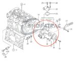 Waterpomp Yanmar F180 - F220 | FX16 - FX165 | F17 - FX175 | B22 - B27 | VIO30 | 3D82 - 4D82 | 3TNE78 - 3TNE82 - Afbeelding 7
