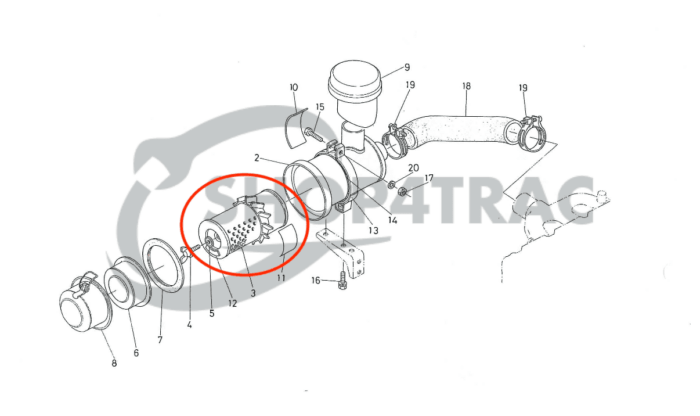 Filterset Kubota B6001 - B7001 | B7100 - B6100 | Zen-noh ZB6001 - ZB7001 - Afbeelding 4