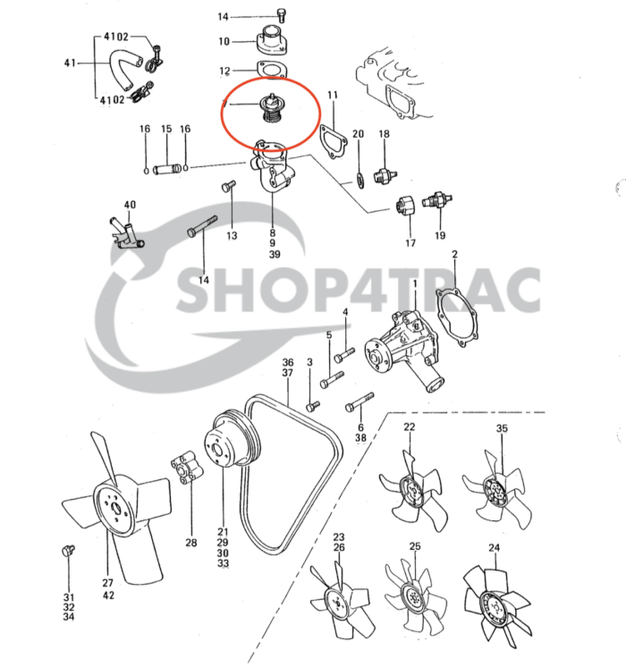 Thermostat Mitsubishi L2A | L2C | L2E | L3A | L3C | L3E – Image 4