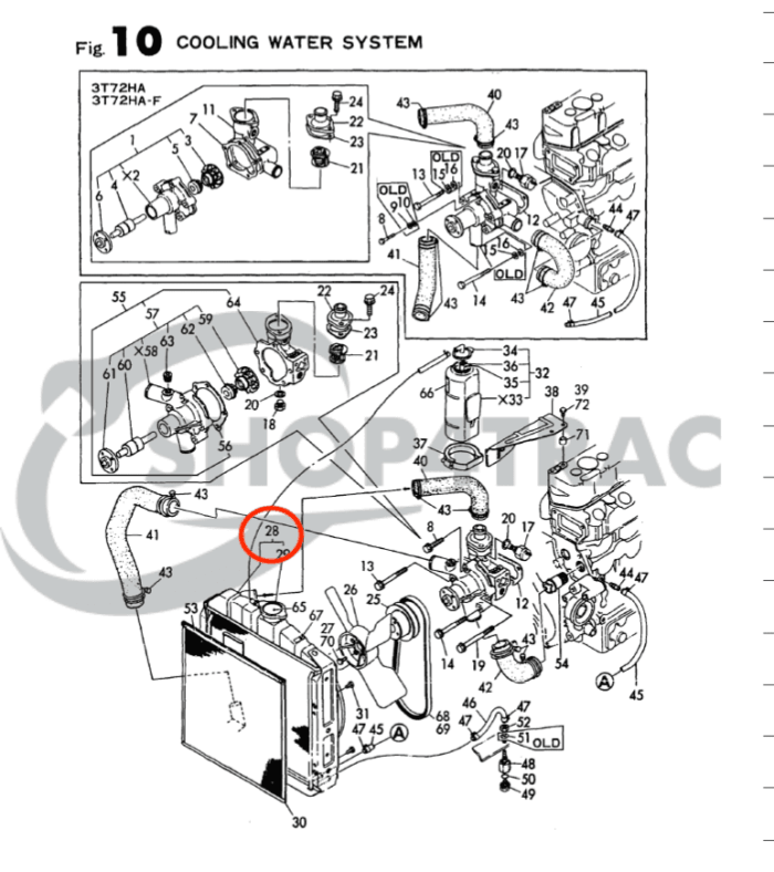 Radiateur Yanmar YM1301 - YM1510 – Image 5