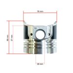 Zuiger Kubota D1005 | A-17 | A-175 | X-20 | B21 | B2100 | B2320 | B7500 | - Afbeelding 2