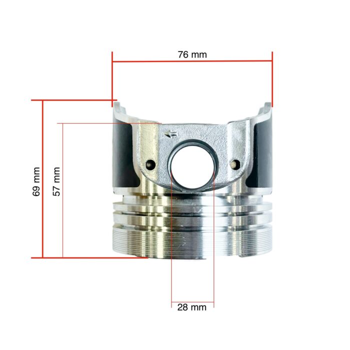 Zuiger Kubota D1005 | A-17 | A-175 | X-20 | B21 | B2100 | B2320 | B7500 | - Afbeelding 2