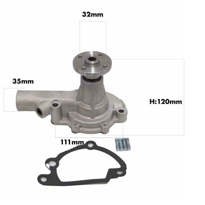Water pump Iseki TX1000 - TX1500 | KE70 | KE75 | Bolens | Mitsubishi | Solé - Image 6