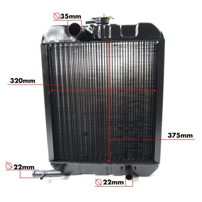 Radiateur Iseki TL1900 - TL2700 | TL1901 - TL2701 | TE4270 | y compris les tuyaux d'eau de refroidissement – Image 2