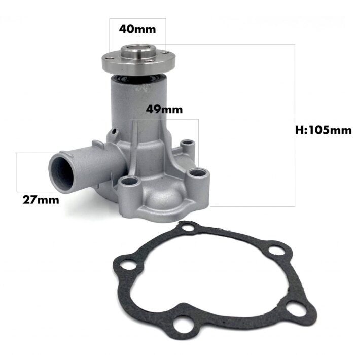 Waterpomp Yanmar F serie | YM serie | 3T72 motor - Afbeelding 4