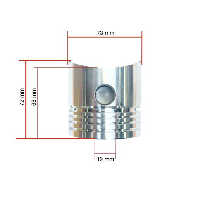 Piston Mitsubishi KE70 | Iseki TX1300 | Mitsubishi D1300 – Image 2