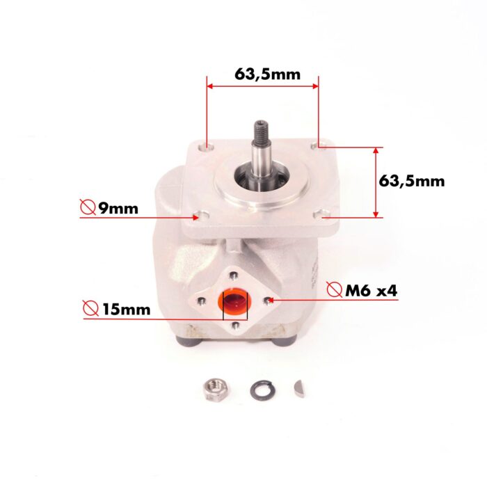 Hydrauliekpomp Yanmar YM1301 - YM1601 | F14 - F16 - Afbeelding 2