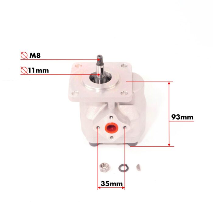 Hydrauliekpomp Yanmar YM1301 - YM1601 | F14 - F16 - Afbeelding 3