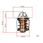 Thermostat Kubota D662 - D950 | V1305-T | V1205 - V1505-T | 38MM – Image 2