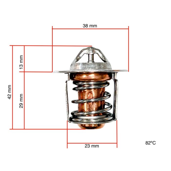 Thermostat Kubota D662 - D950 | V1305-T | V1205 - V1505-T | 38MM – Image 2