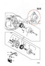 Alternateur Yanmar F17 - F24D | F194 - FX 435 | F180 - F250 | AF118 - AF120 – Image 4