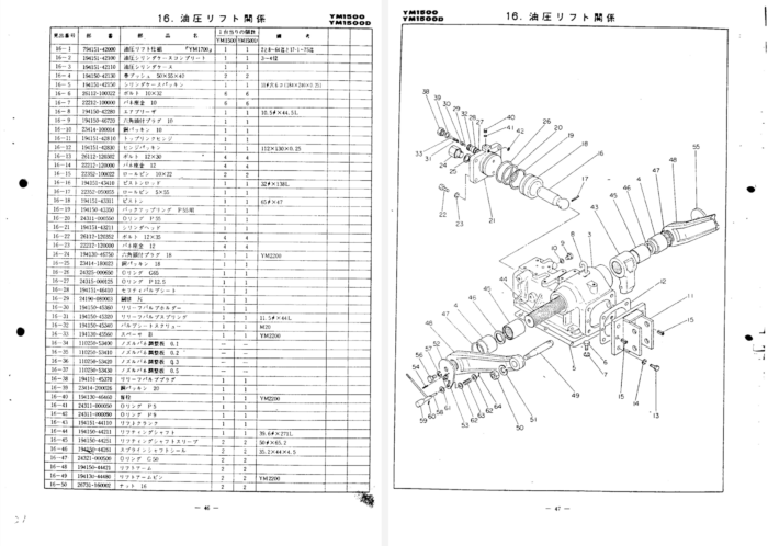 Manual Yanmar YM1500 - Imagen 3