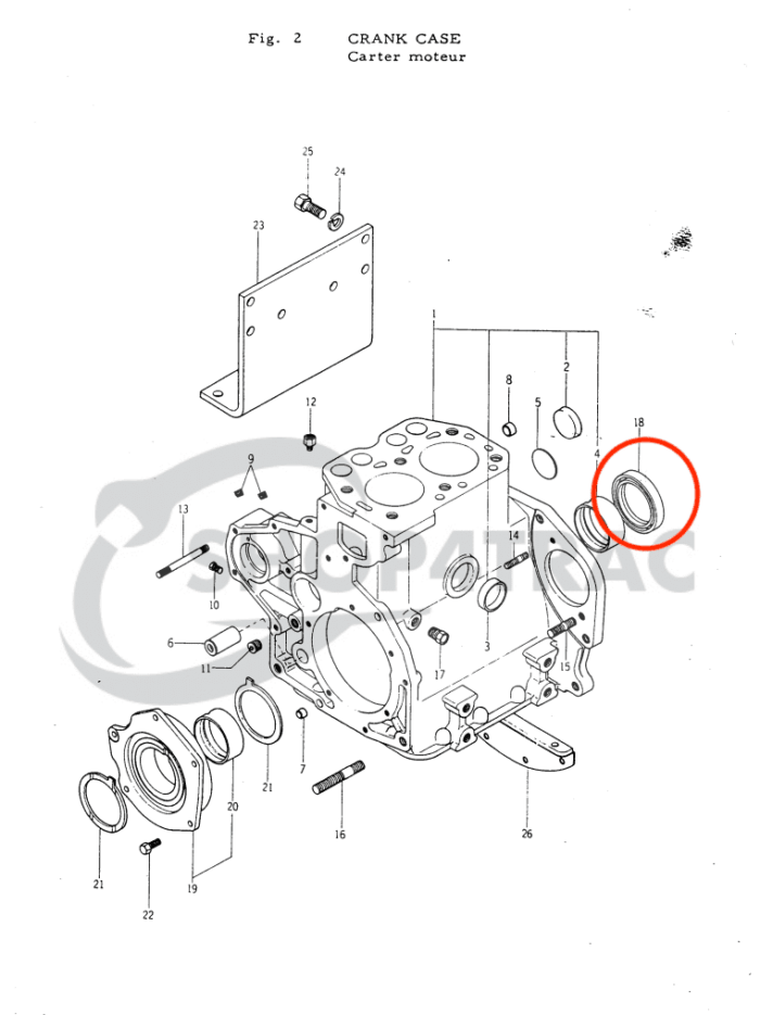 Wellendichtring-Satz Kurbelwelle vorne + hinten KE70 - KE75 | K2B - K2C – Bild 6