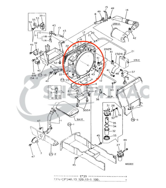 Radiateur Yanmar KE-2 | KE-3 | KE-4 | KE-2D | KE-3D | KE-2A | KE-3A | KE-4A – Image 5