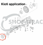 Wellendichtring Kubota L1500 - L3450 | Kioti-Dichtung Zapfwelle CK25 - CK30 | DK35 - DK55 | TC255210 – Bild 4