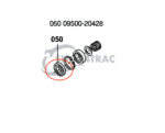 Keerring Kubota transmissie B1550 - B7100 | BX1500 - BX2680 | F2000 - F2400  | Kioti CK20 | TC20428 - Afbeelding 4