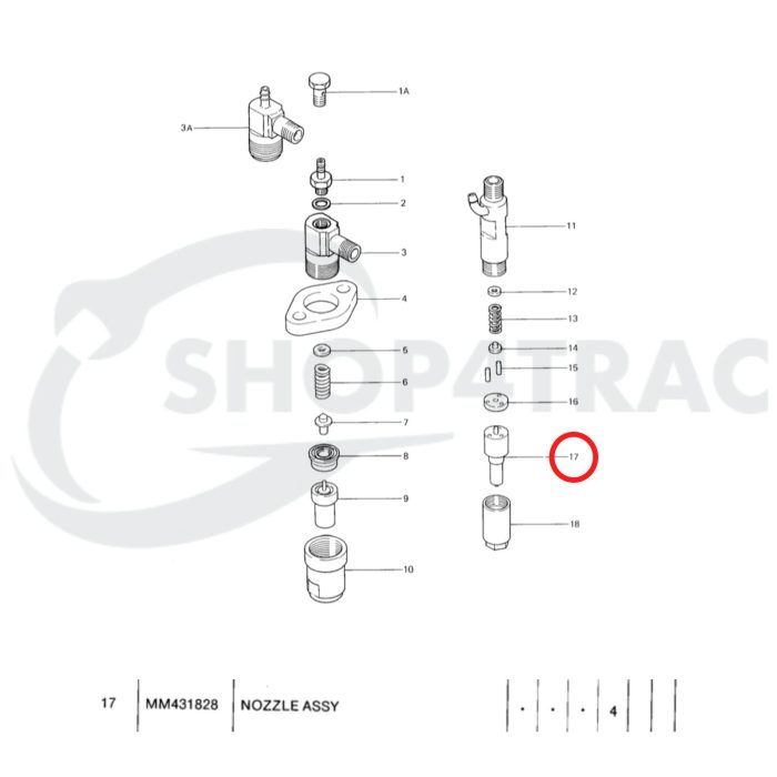 Dysza Wtryskiwacz Mitsubishi DLLA155P15