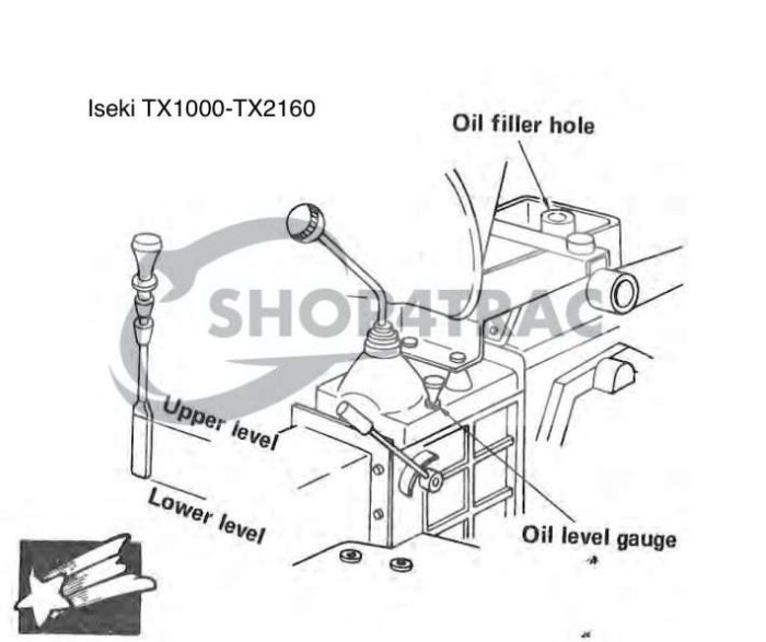 Filtr hydrauliczny - filtr ssący Iseki TX