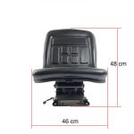 Fotel ciągnika z zawieszeniem mechanicznym