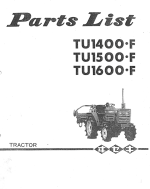 Instrukcja Iseki TU1400F – TU1600F