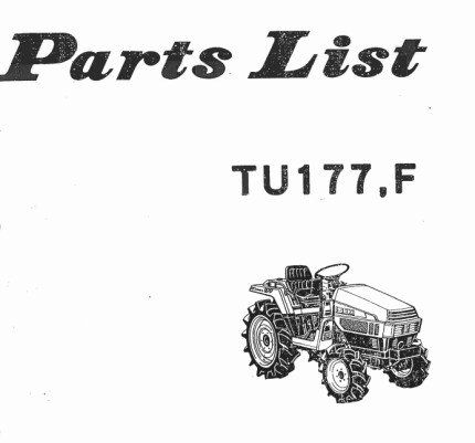 Instrukcja Iseki Landhope TU177, TU177F