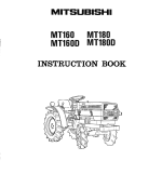 Instrukcja Mitsubishi MT160 – 180D