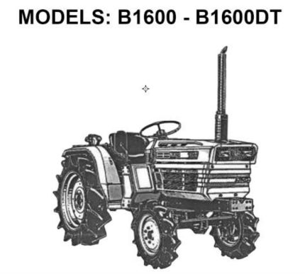 Instrukcja Kubota B1600 –