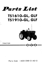 Instrukcja Iseki TS1610 - TS1910