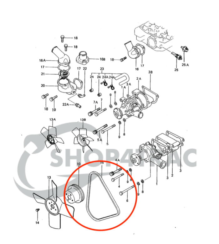 V-Snaar Iseki TX1300 - TX1500