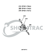 Cerchione passante – Mozzo ruota Kubota B1550 - B2410 | B5100 - B7610 | B1700 - B2100 - immagine 10