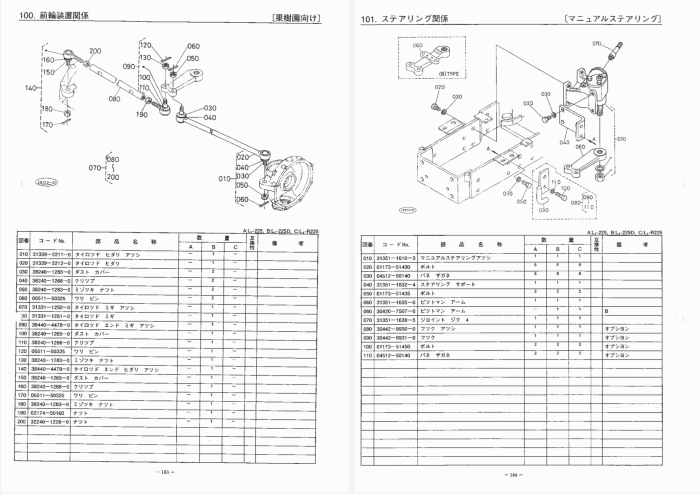 ZL1-225 onderdelenlijst