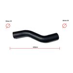 Onderste radiateurslang Yanmar YM1300-YM1700 | YM135 - YM165 - Afbeelding 2