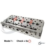 Cilinderkop Compleet Kubota V2203E | V2203B | V2403E | V2403M | model 1 - Afbeelding 2