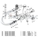 Drijfstanglager / lagerschalen Kubota D750 | D850 | V1200 | Z500 - Afbeelding 2