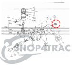 Uszczelniacz wału koła zamachowego Kubota B7001