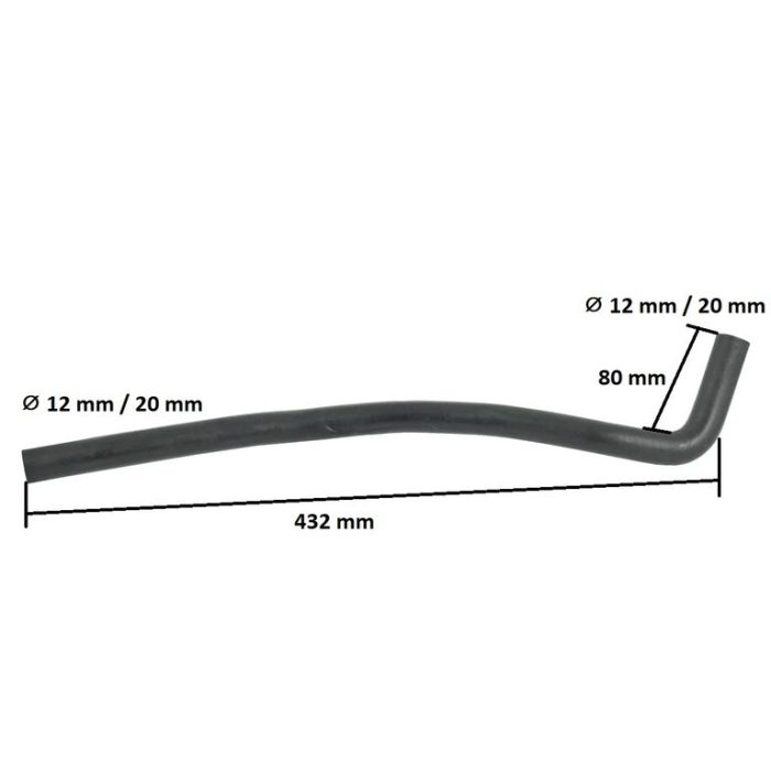 Radiateurslang Kubota B1600