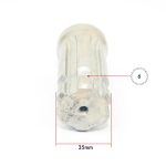 PTO aftakas verloopstuk | adapter 1” 1/8 (6 spline) naar 1” 3/8 (6 spline) - Afbeelding 3