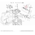 Tapa guardapolvo palanca de cambios Iseki TM316 - TM3200 | Serie TU | TU120 - TU257 - Imagen 4