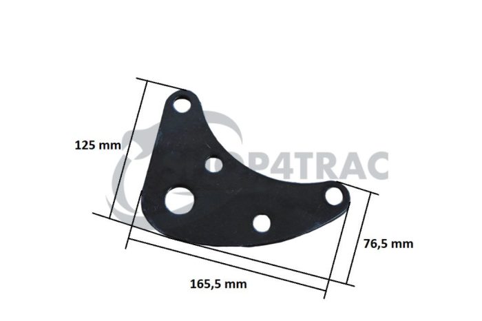 Płyta montażowa | Zaczep TUZ Kubota B6000 | Zestaw 2 sztuk - obrazek 3