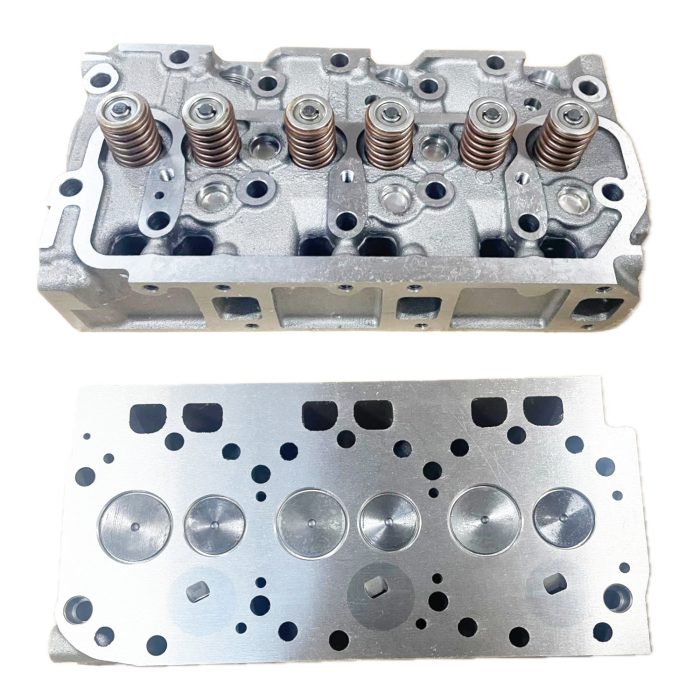 Cilinderkop Iseki E3CD | E3CD-T | E3CE | compleet + koppakking + gloeibougie - Afbeelding 3