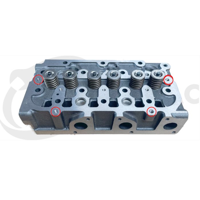 Cilinderkop Compleet Kubota D722 | D782 | Kubota B1820 | KX015 - KX016-4 - Afbeelding 2