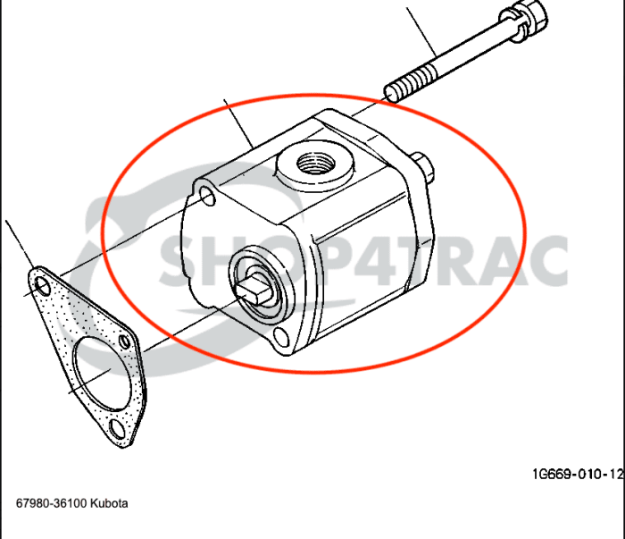Pompa hydrauliczna 67980-36100