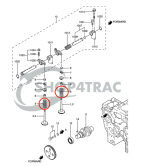 Ventilfeder Mitsubishi S3L | S4L | S3L2 | Staffel 4, Staffel 2 | Vetus | Sohle | Deutz | Atlas | Mahindra | Raupe – Bild 3