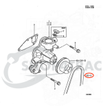 V-snaar Yanmar F215 - FX305 | YM1600 - YM3810 - Afbeelding 3