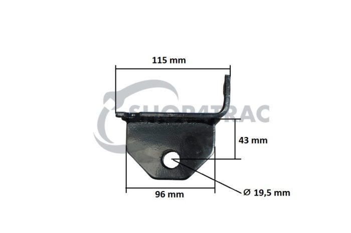 Topstang bevestiging Iseki TX1000 - TX155 | TU1400 - TU1601 - Afbeelding 3