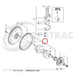 Albero a gomiti Yanmar 3TNV76 | Komatsu 3D76E | Goldoni | Takeushi | Landini - immagine 2