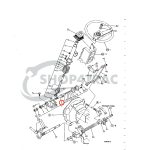 Stuuras | Stuurdeel Yanmar F13 - F165D | YM122 - YM186 | YM1300-RED | YM1301 - YM165D - Afbeelding 3