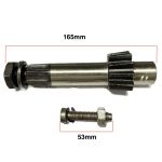 Stuuras | Stuurdeel Yanmar F13 - F165D | YM122 - YM186 | YM1300-RED | YM1301 - YM165D - Afbeelding 2