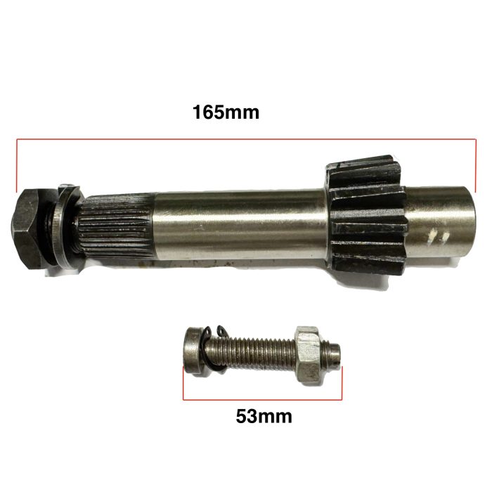 Stuuras | Stuurdeel Yanmar F13 - F165D | YM122 - YM186 | YM1300-RED | YM1301 - YM165D - Afbeelding 2