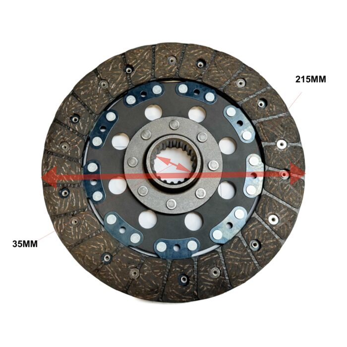 Disque d'embrayage PTO Kubota B2150 - B9200 | L2800 - L4400 | L235 - L275 | Ford - NH TC29 - TC30 | T1510 – Image 2